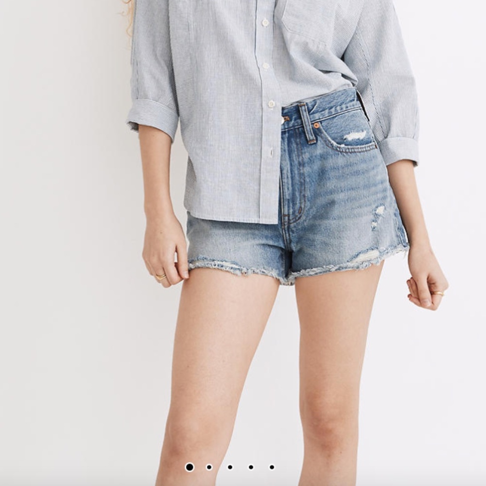 NWT Madewell Relaxed Denim Shorts